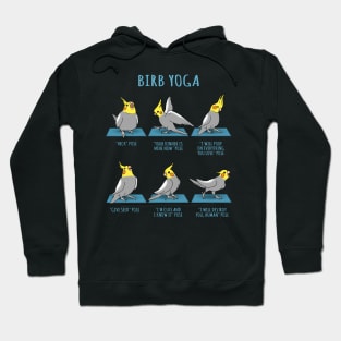 Cockatiel Yoga Poses Hoodie